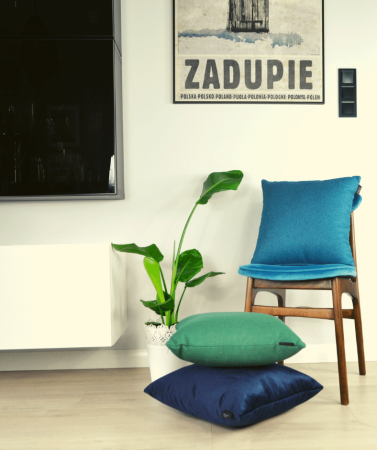 PODUSZKA DEKORACYJNA ZABŁYSZCZ 45X45 - HAUMEA