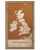 Drewniany obraz państwa- Wielka Brytania w dębowej ramie - 20x30cm