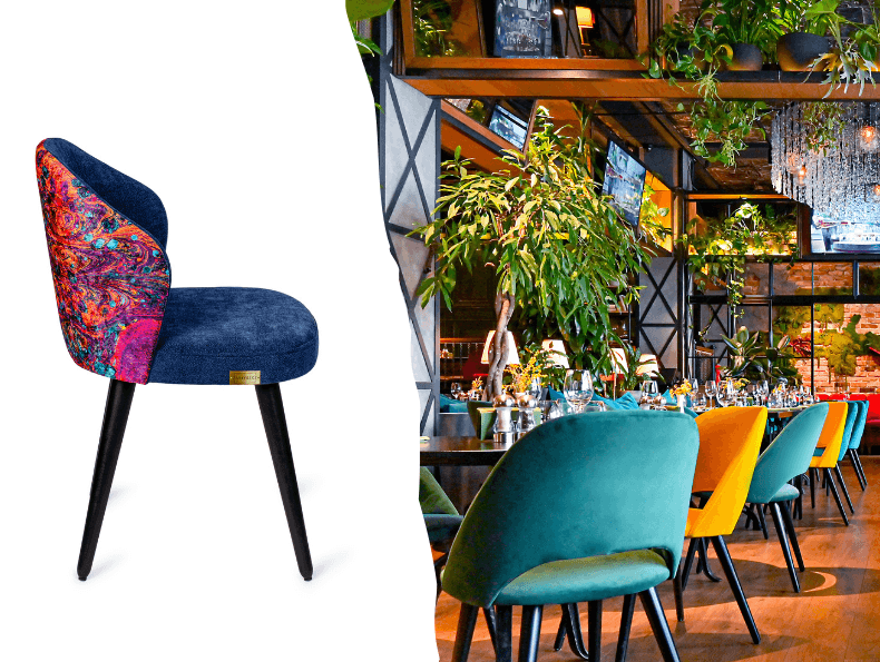 Krzesła tapicerowane