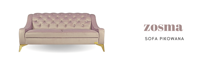 SOFA-PIKOWANA-DO SALONU-ZOSMA-MEBLE-ZAPICEROWANE-ZABŁYSZCZ